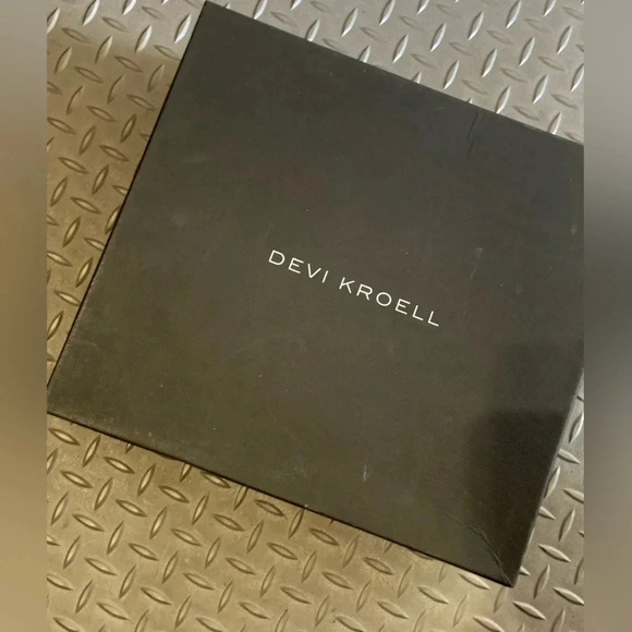 Devi kroell buckle leather brown leather ankle designer boho western reptile - Picture 5 of 6